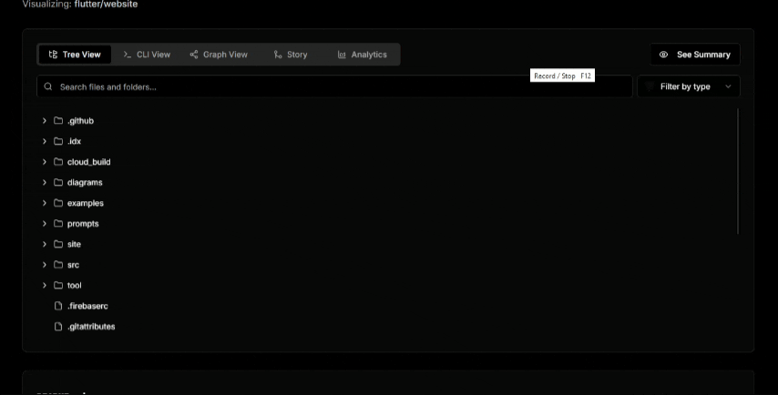 Animation of AI generating a summary